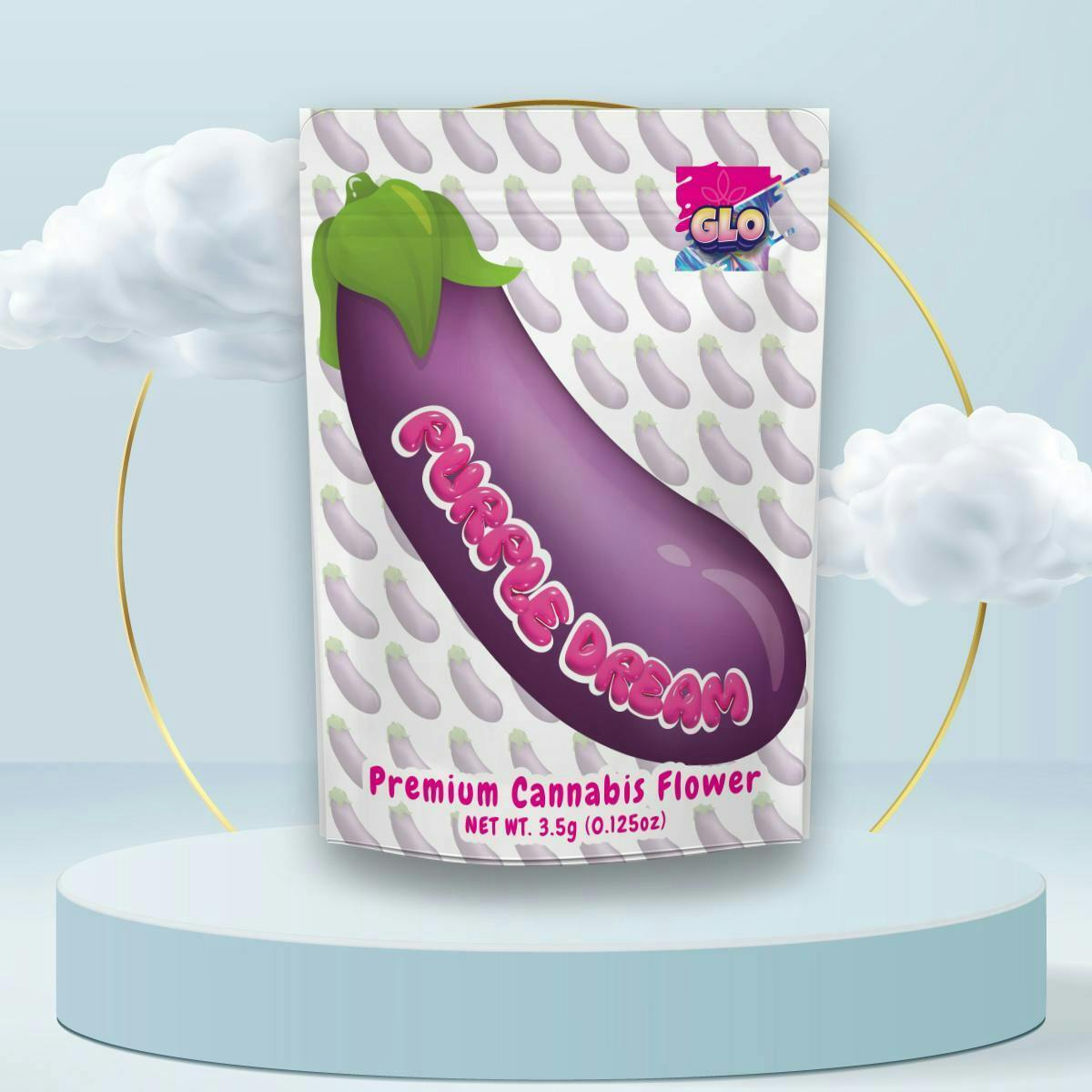 Photograph of product: Glo Farm - Purple Dream Pre-Packaged 3.5g | 5/$100