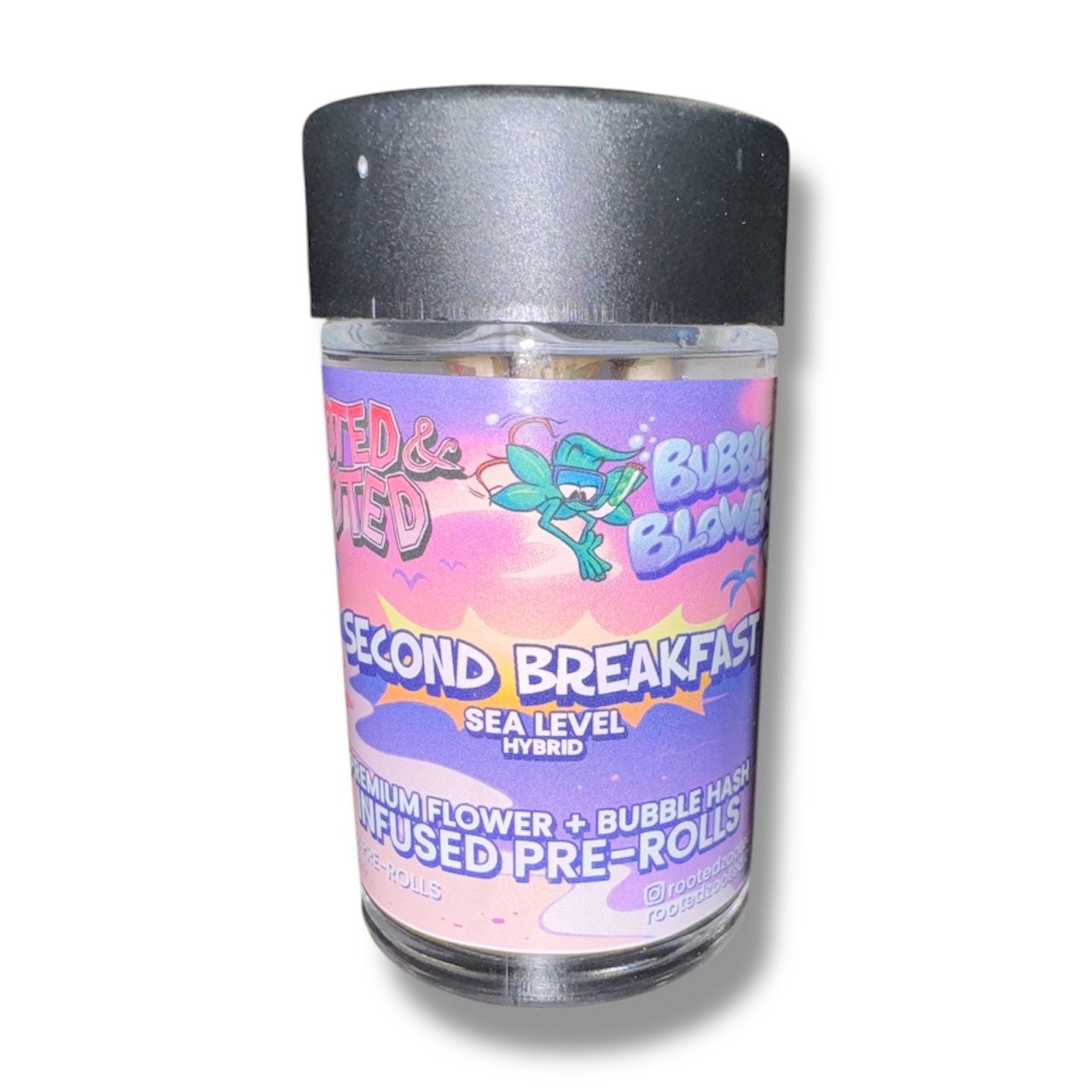 Photograph of product: RZ - Second Breakfast - Bubble au chocolat Pre-Roll 5 Pack