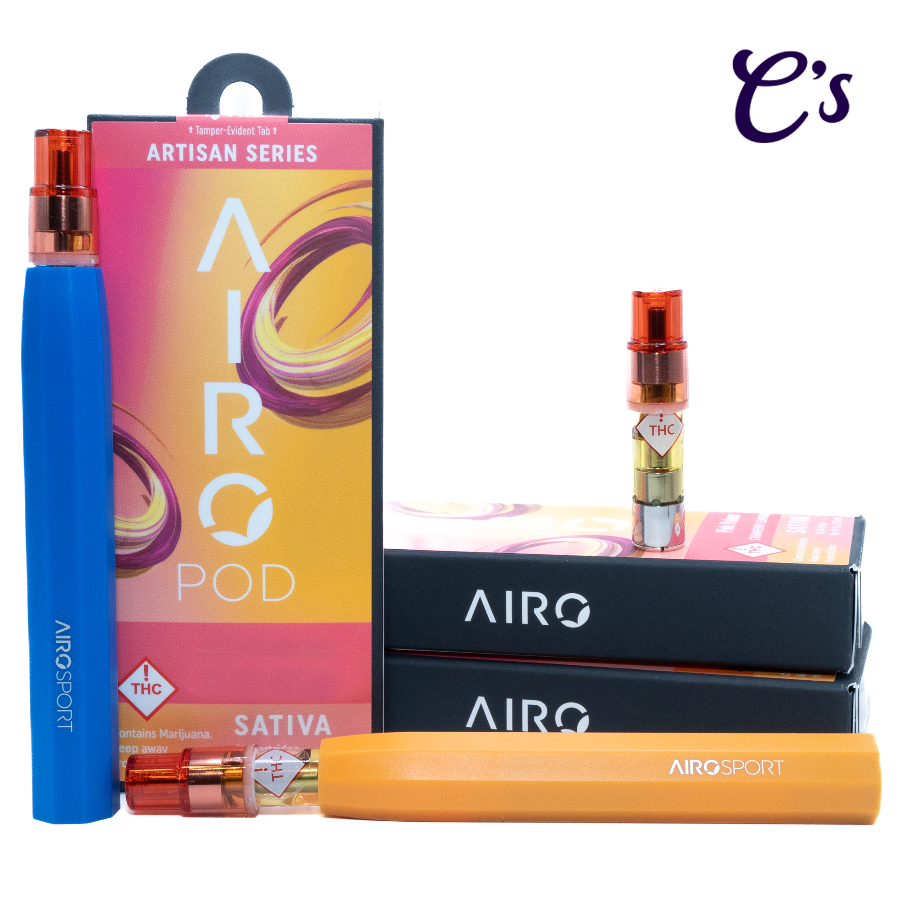 Photograph of product: Airo Vapor | Strain Series Cart (S) Cherry AK 1g