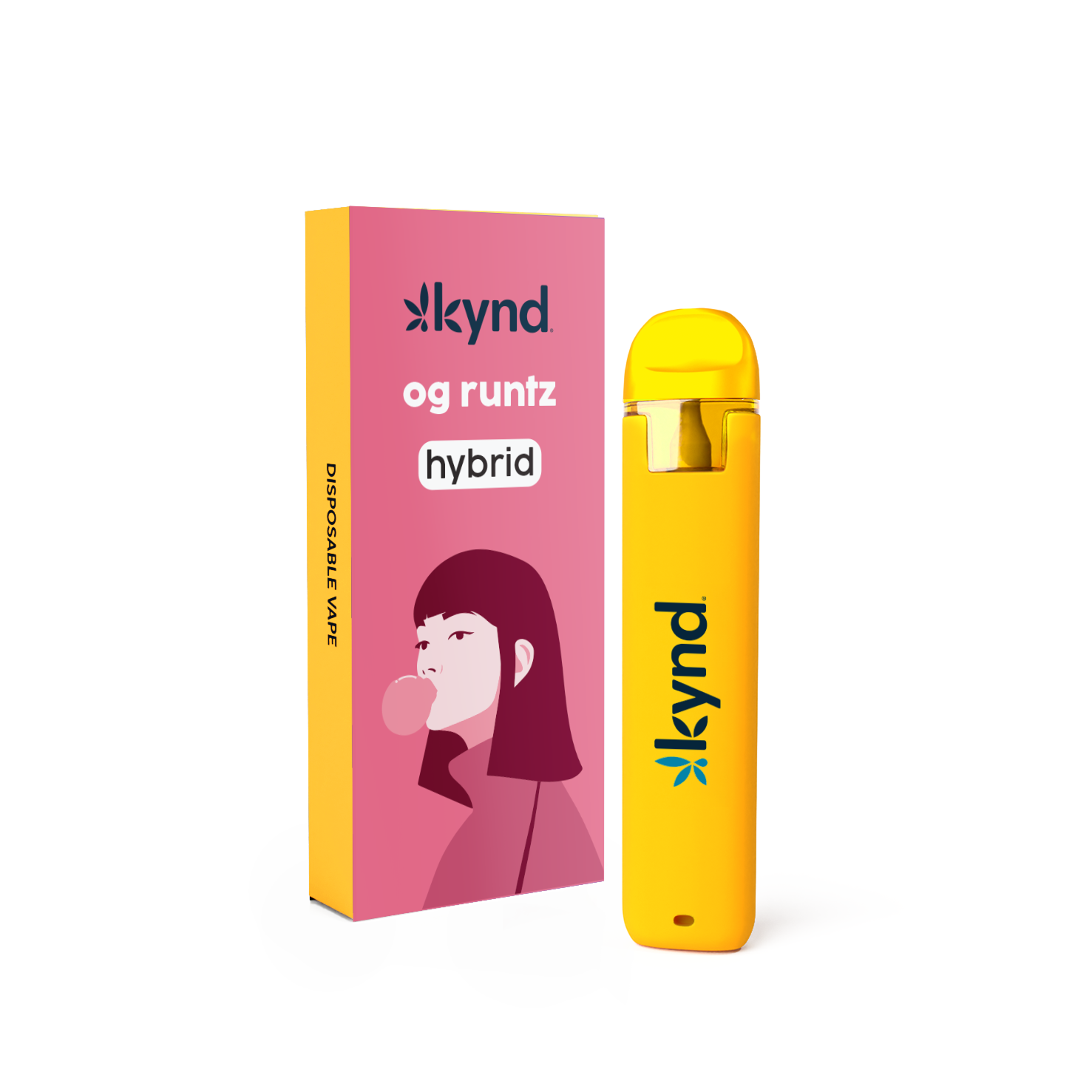 Photograph of product: Kynd OG Runtz (H) CDT Disposable Vape 0.5g