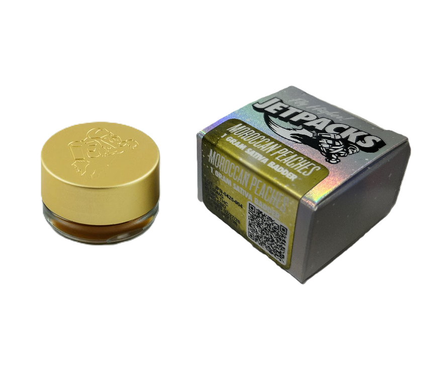 Photograph of product: JetPacks | Moroccan Peaches | Badder 1g