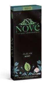 Photograph of product: Nov Milk Chocolate Bar 100mg- Glacier Mint