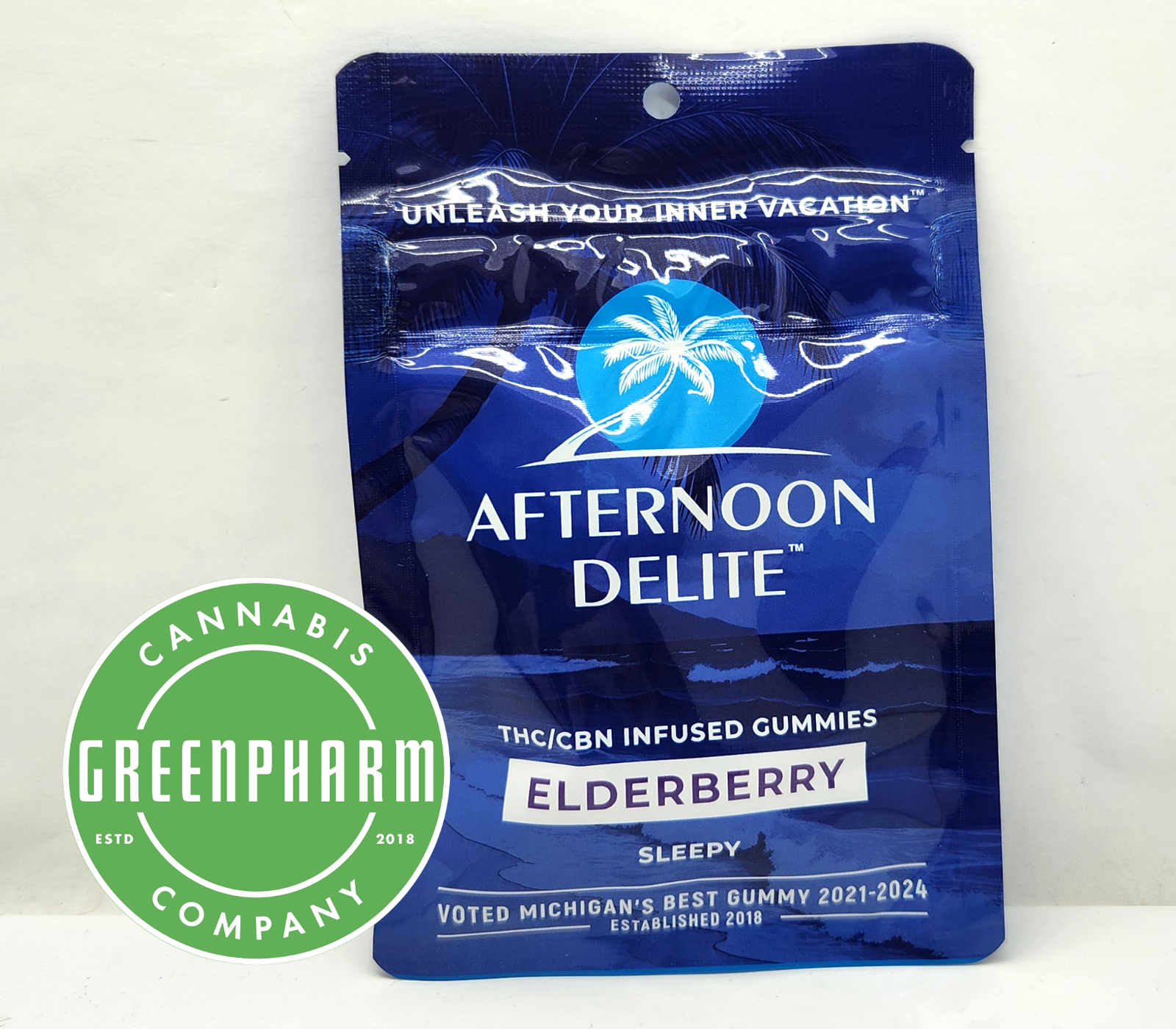 Photograph of product: Edible | Afternoon Delite | Elderberry 2:1 Sleep Gummies | 200mg