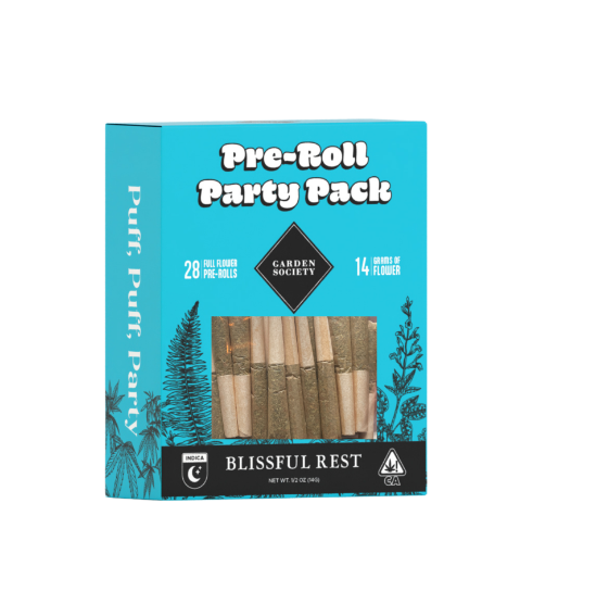 Photograph of product: Modified Grapes (I) "Blissful Rest" 28pk PREROLLS - Garden Society