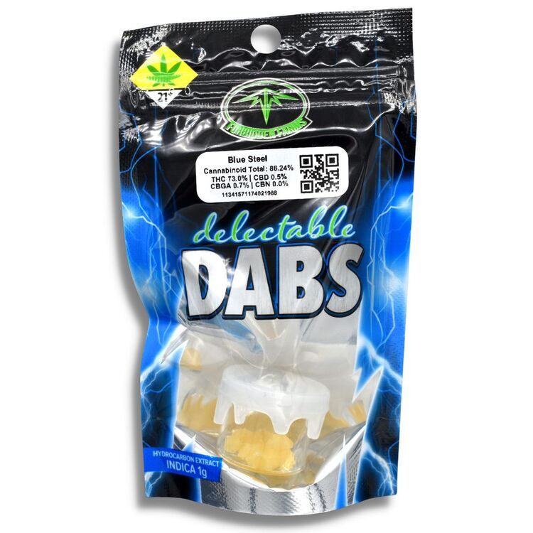 Photograph of product: Blue Steel Sugar Wax Extract (Delectable Dabs)