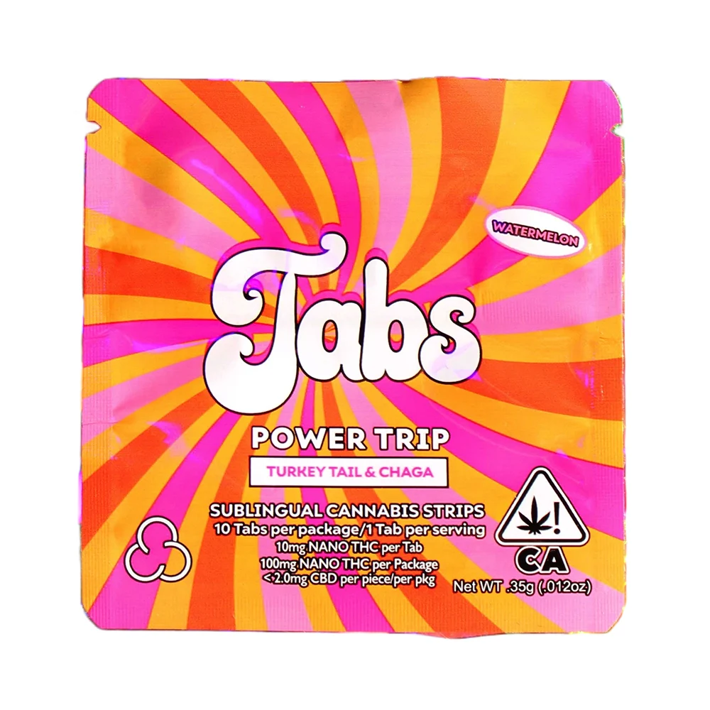 Photograph of product: 10PK - SUBLINGUAL STRIPS - POWER TRIP BLUE RASPBERRY