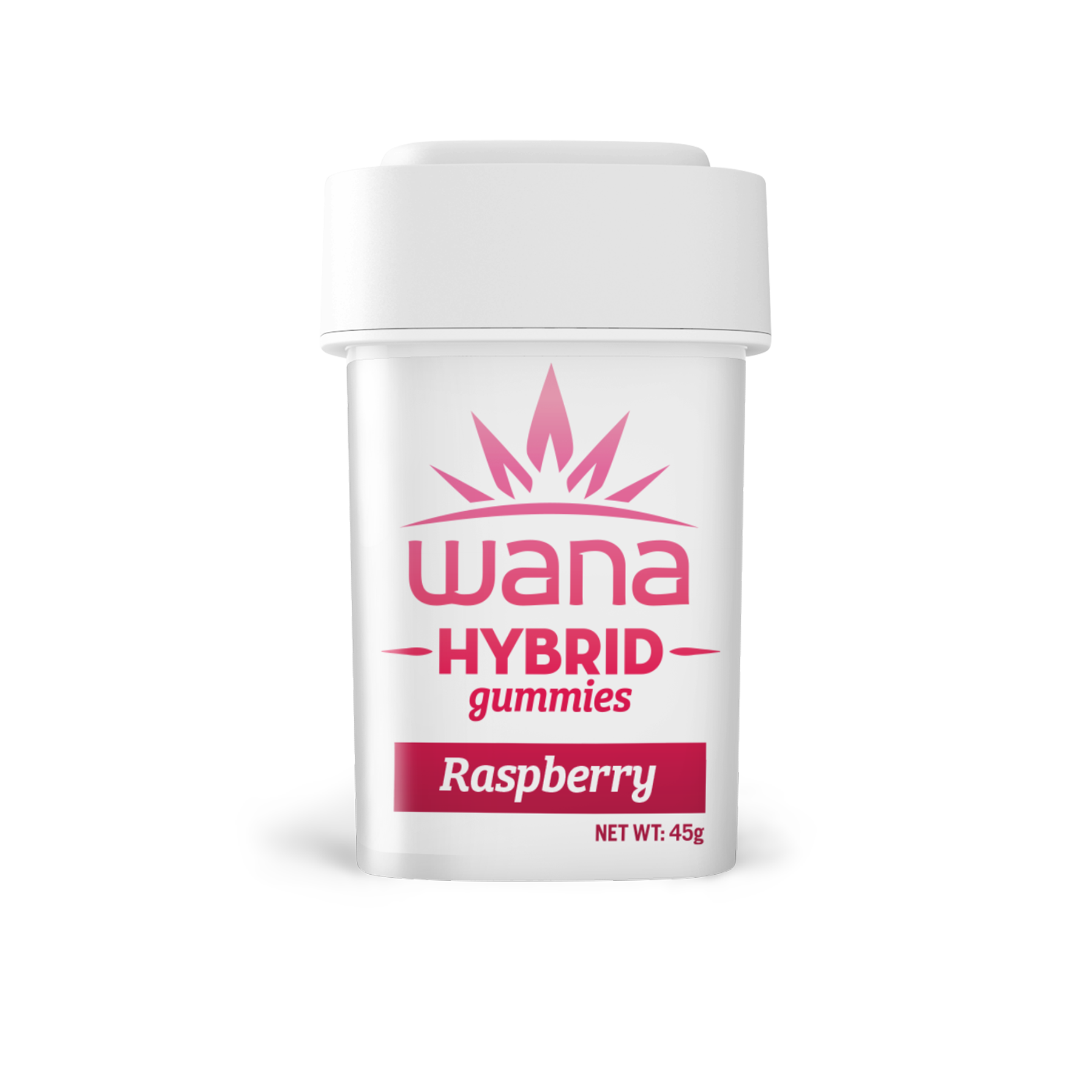Photograph of product: Vegan Gummies | Wana Sours | Raspberry Hybrid [10pk]