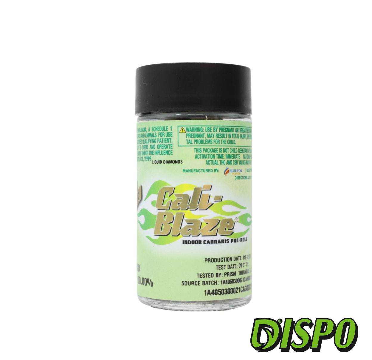 Photograph of product: Cali Blaze - Mojito 5pk Liquid Diamond Infused Pre-Rolls