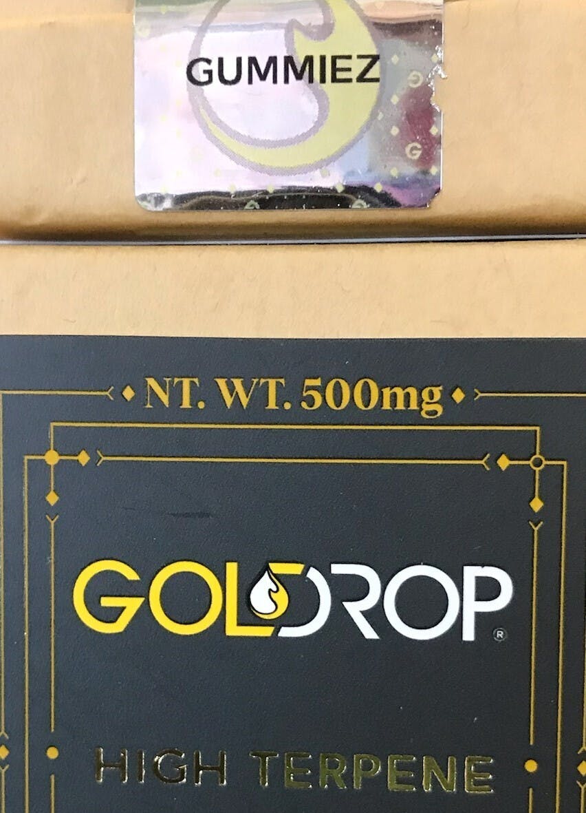 Photograph of product: Gold Drop Gummiez Sauce Pen 500mg
