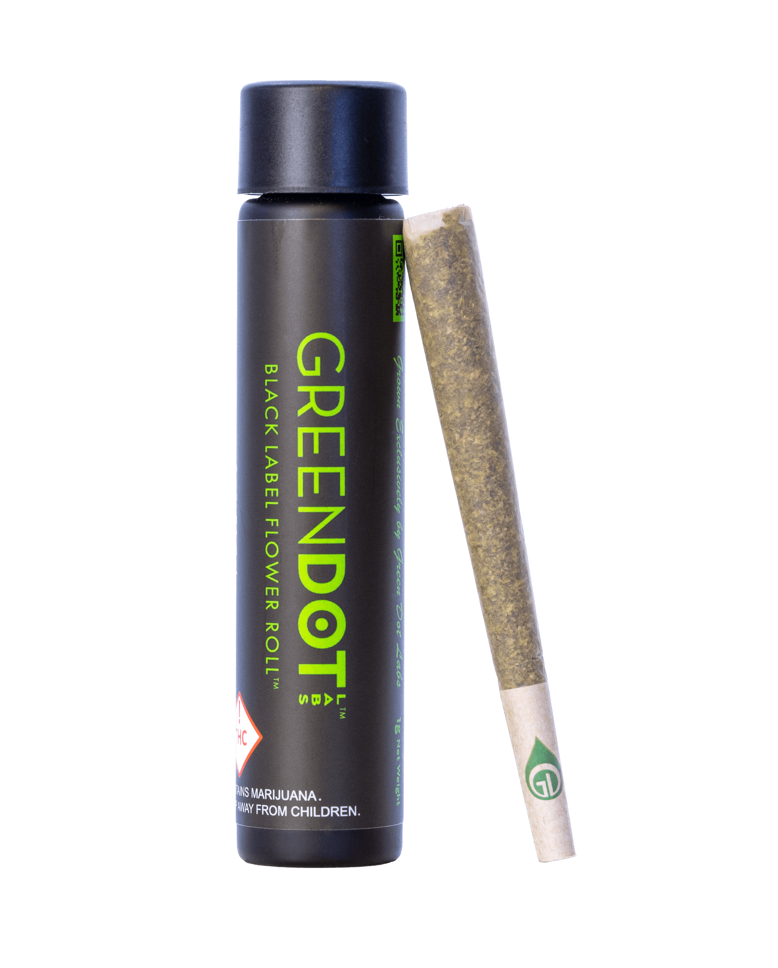 Photograph of product: Green Dot ROYGBIV Joint 1g $14