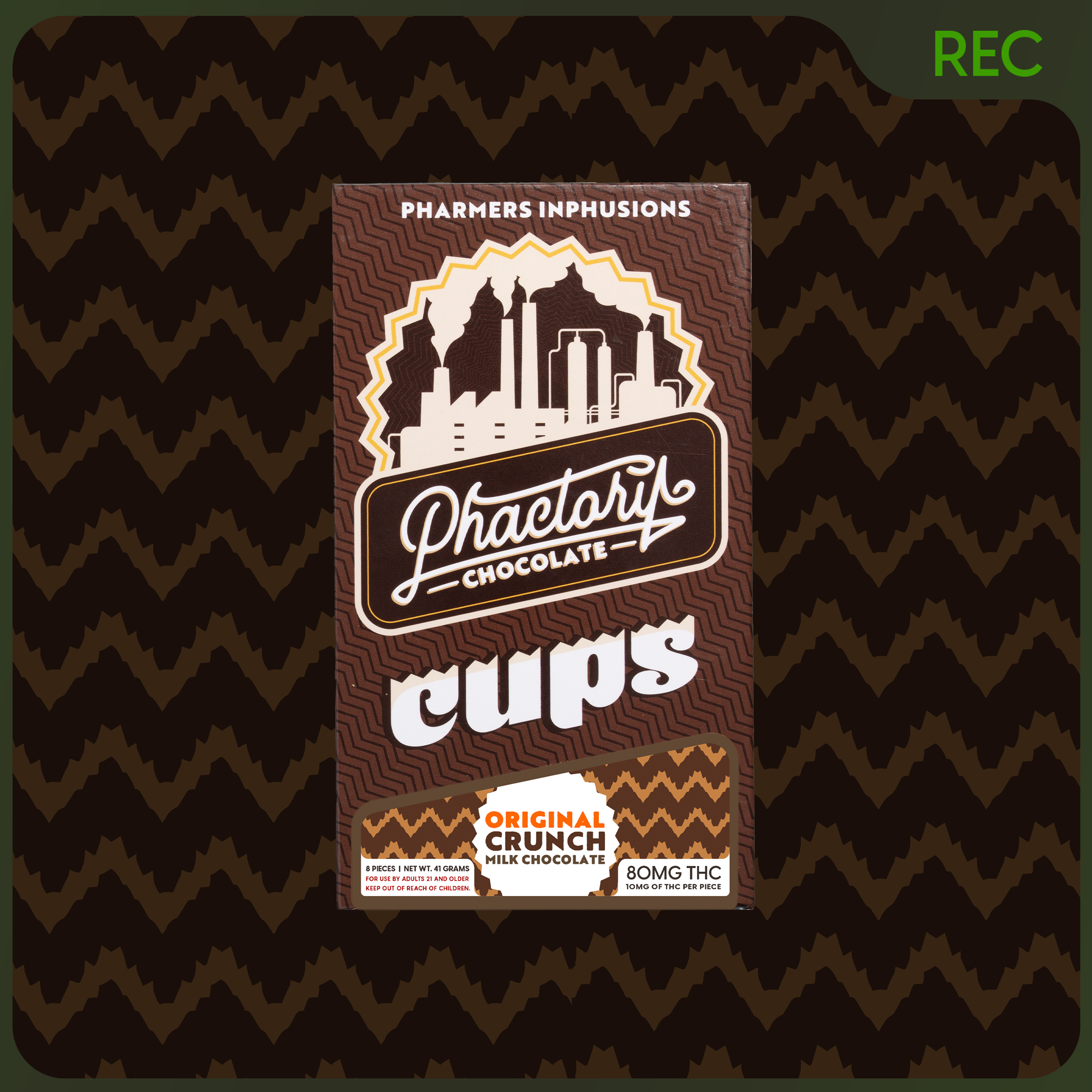 Photograph of product: Pharmers - Cups - (H) - Original Crunch - 80mg