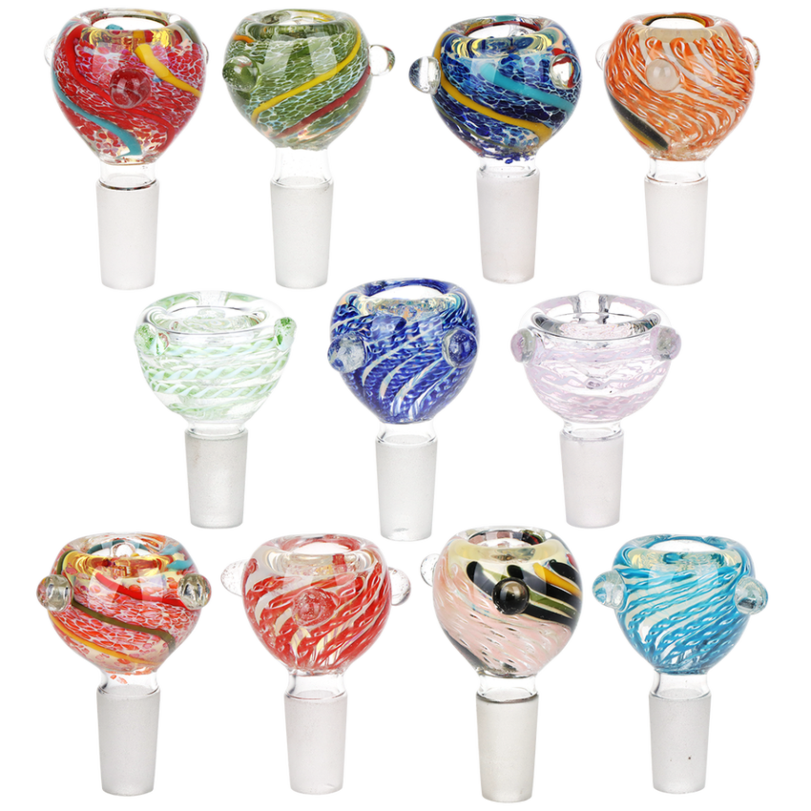 Photograph of product: Bowl | Glass on Glass Herb Slide- 19mm | AFG