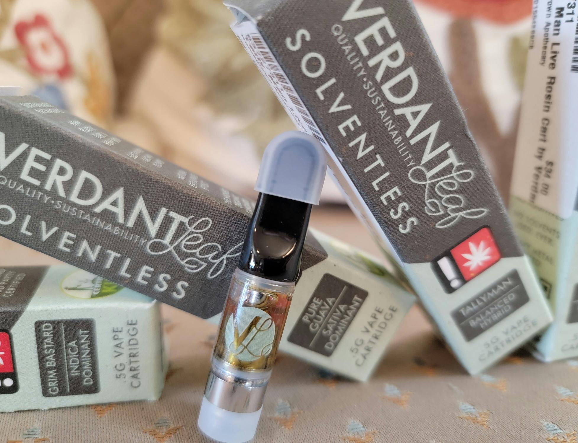 Photograph of product: Frosted Berries Rosin + Cured Blend - Cartridge - Verdant Leaf