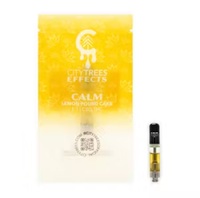 Photograph of product: City Trees | Calm Lemon Pound Cake 1:1 CBD/TH-oui (S-D) .85g Cart
