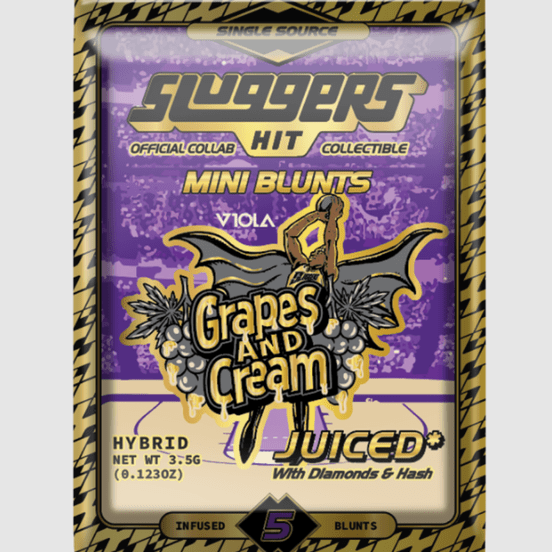 Photograph of product: Sluggers Infused Blunt Pack Grapes & Cream 3.5g - 