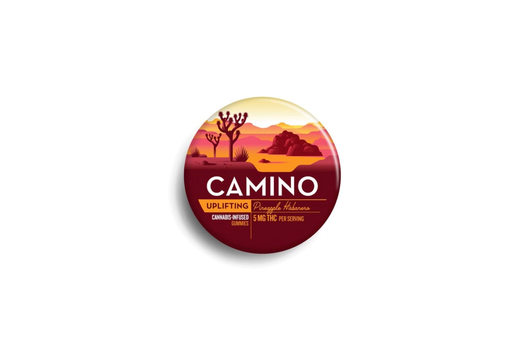 Photograph of Product: Camino Pineapple Habanero Cannabis-Infused Gummies 00186