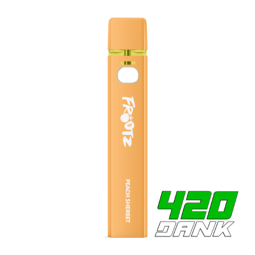 Photograph of product: Frootz - Disposable Vape - Peach Sherbet