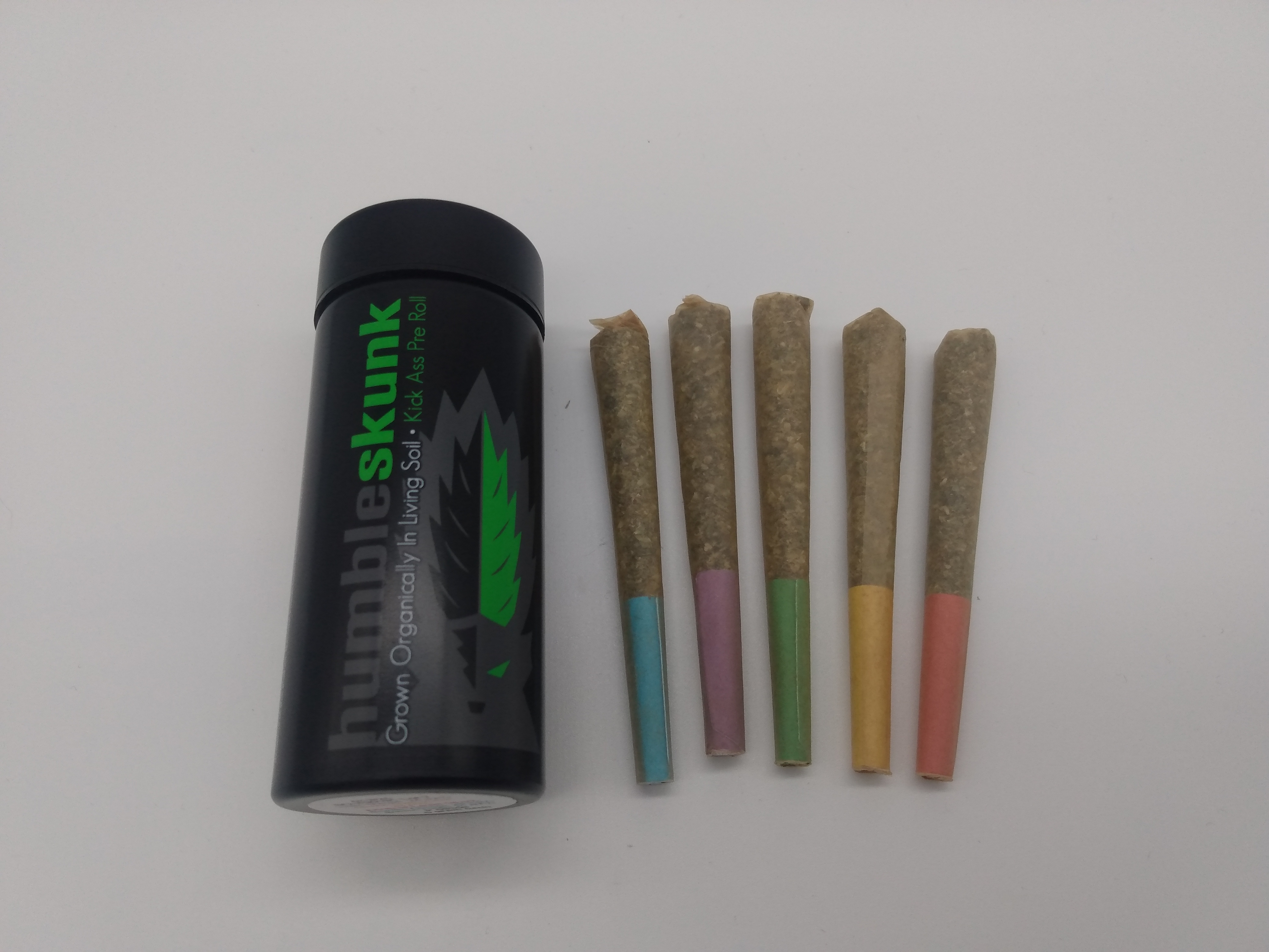 Photograph of product: Humble Skunk | Variety Pack | Pre-roll | .5g x 5 | 18-24% TH-oui