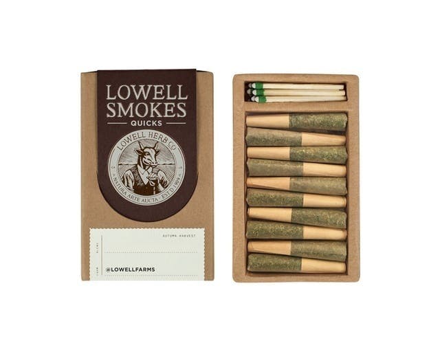 Photograph of product: Lowell Smokes - The Bedtime Oui'd 10pk Quicks