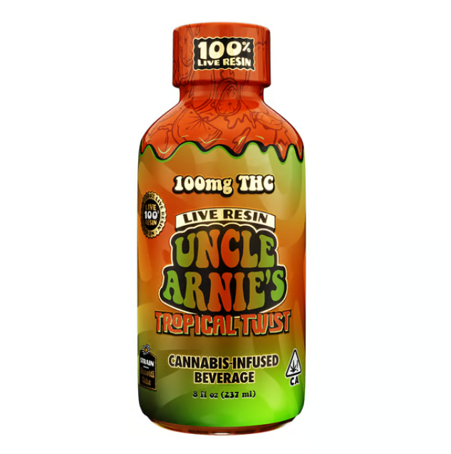 Photograph of product: Uncle Arnie's Live Resin 100mg Tropical Twist