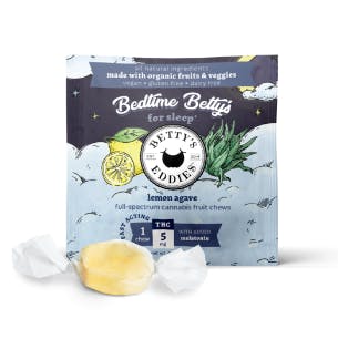Photograph of product: Bedtime Betty's Agave Lemon Melatonin - Fruit Chews  | 10pk