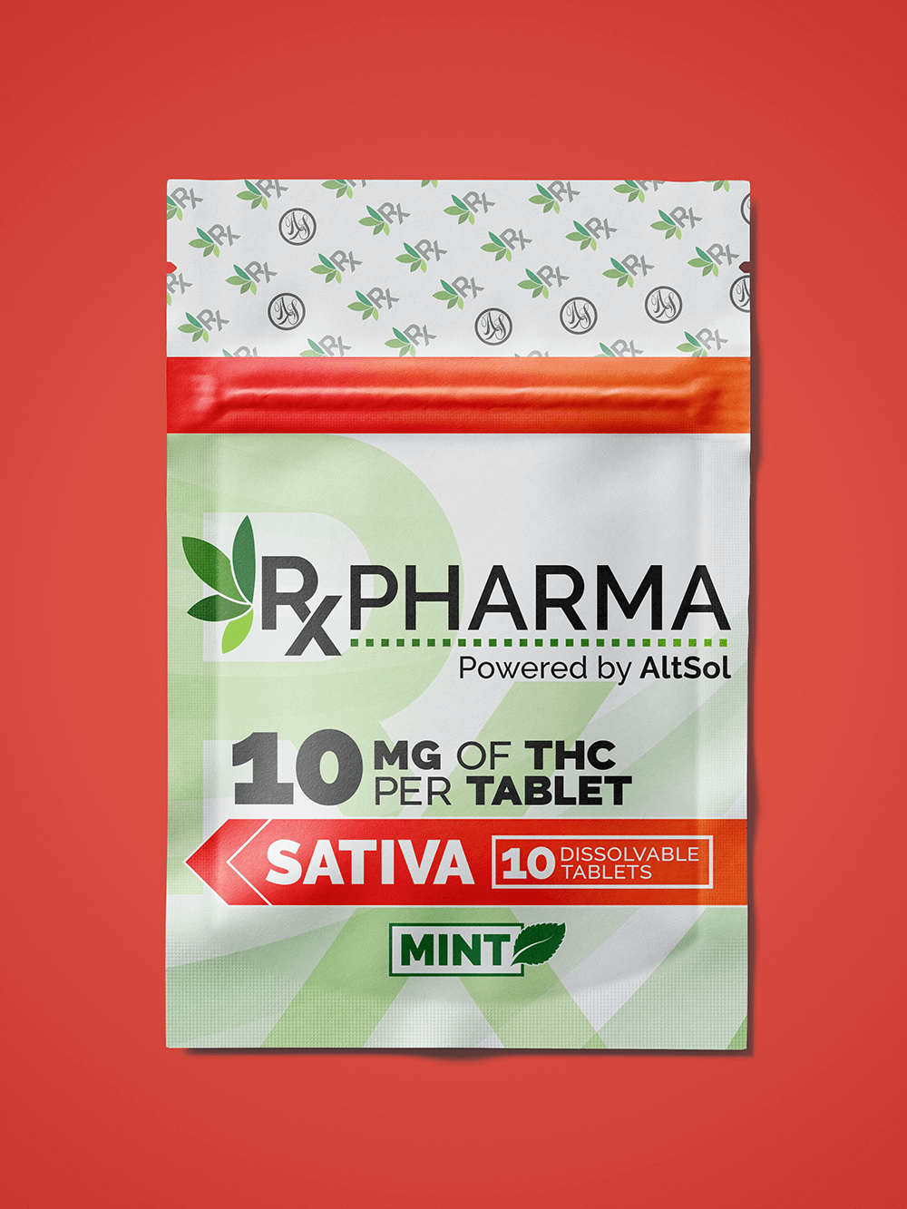 Photograph of product: RxPharma | 10mg | Mint ODT | Oui'd
