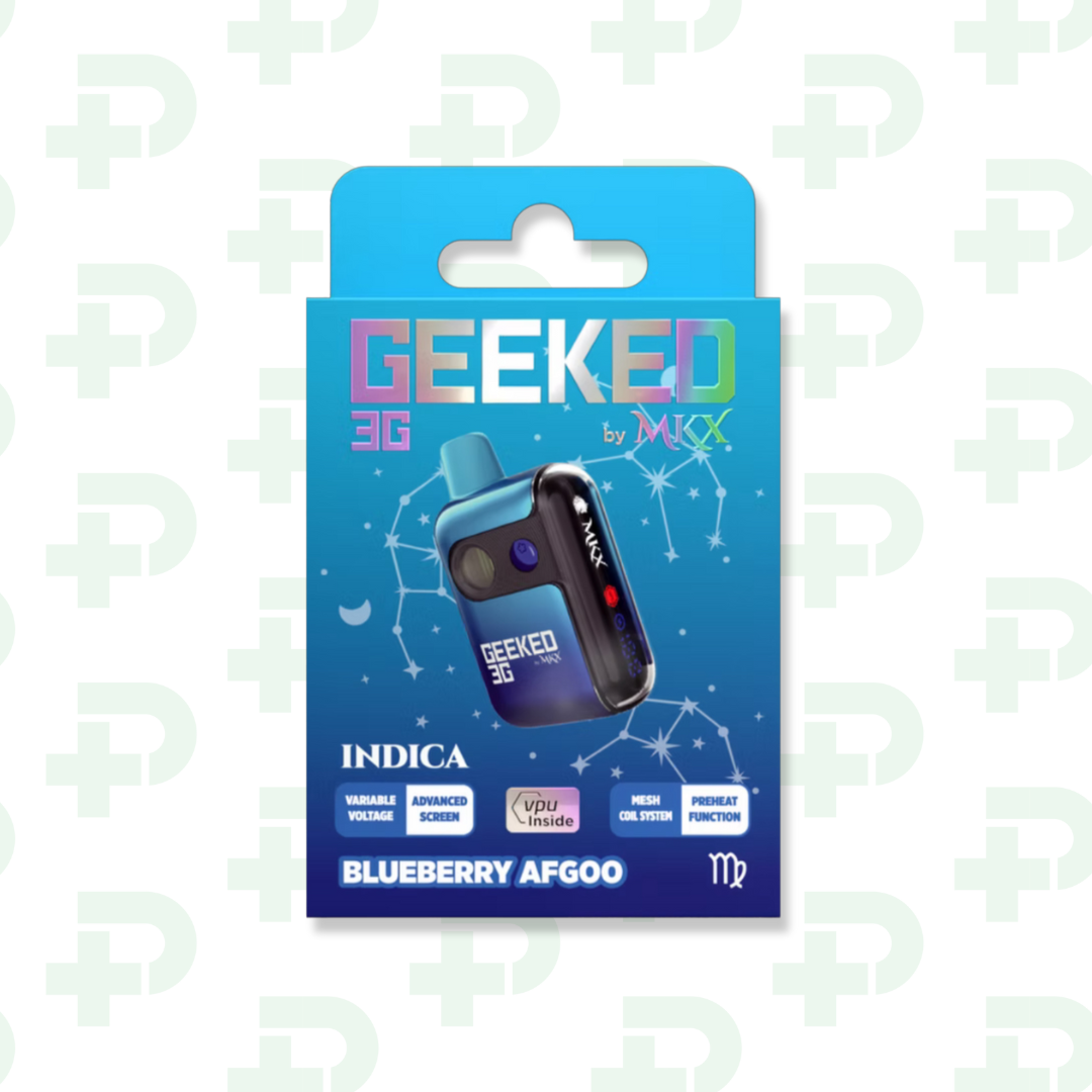 Photograph of product: Geeked by MKX Disposable - Blue Afgoo