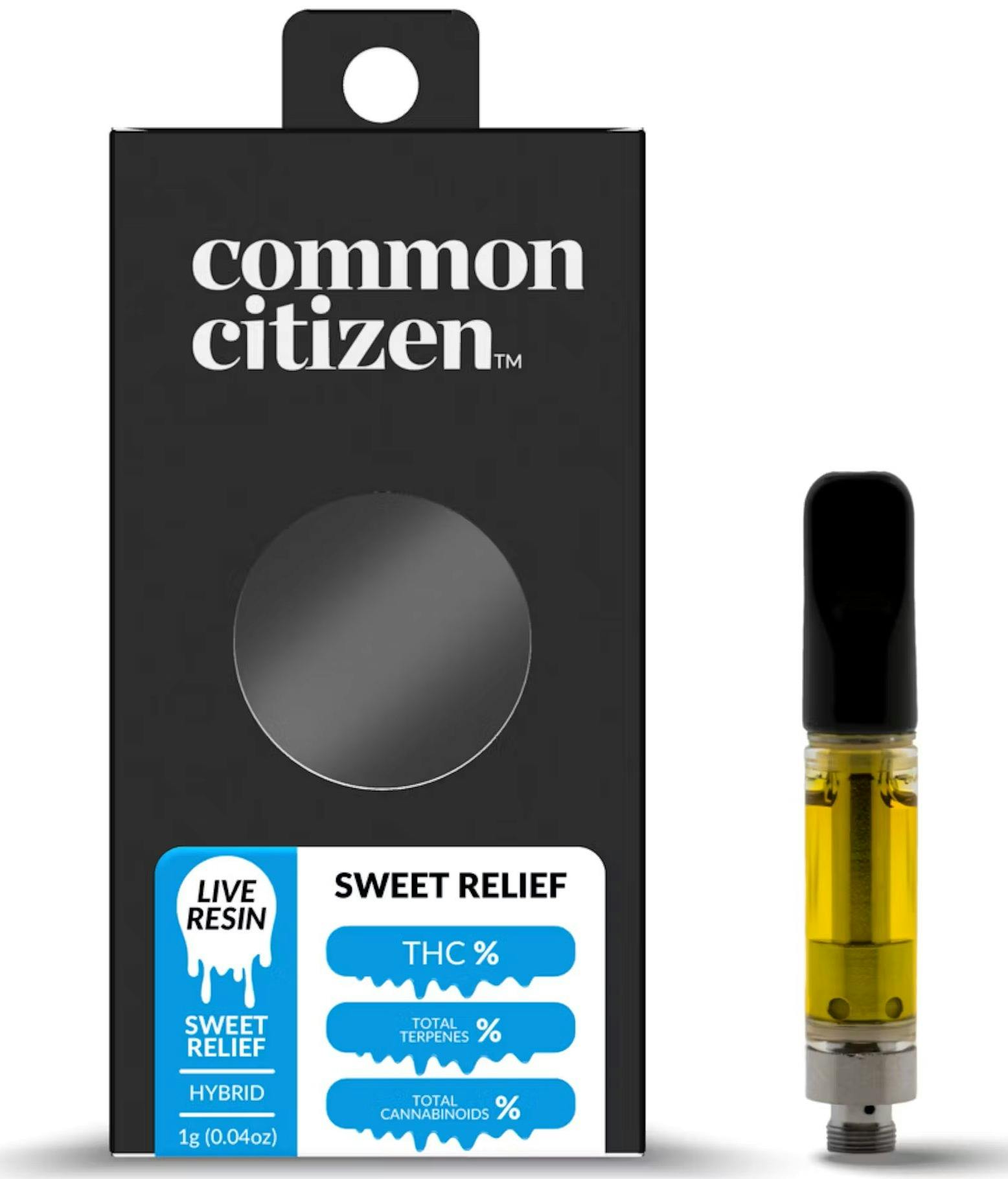 Photograph of product: COMMON CITIZEN | GORILLA BREATH | 510 CART | LIVE RESIN | 1G