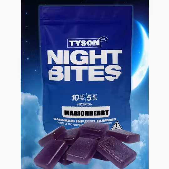 Photograph of product: Night Bites | 100mg | Marionberry
