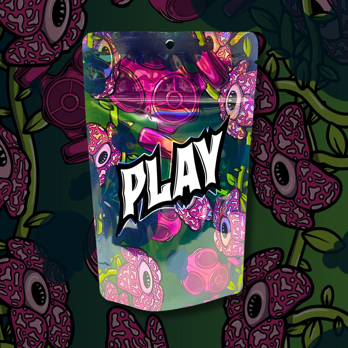 Photograph of product: Play | Purple Gas Pre-Pack Flower - 28g