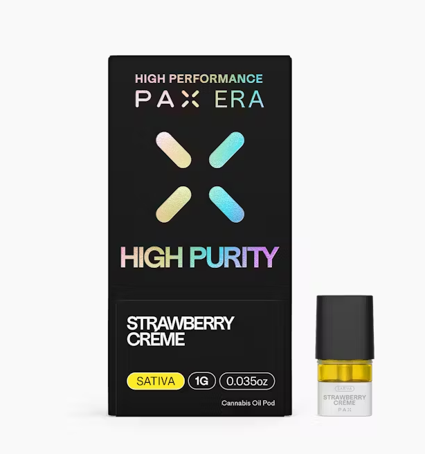 Photograph of product: Pax High Purity TH-oui Pod 1g Strawberry Creme