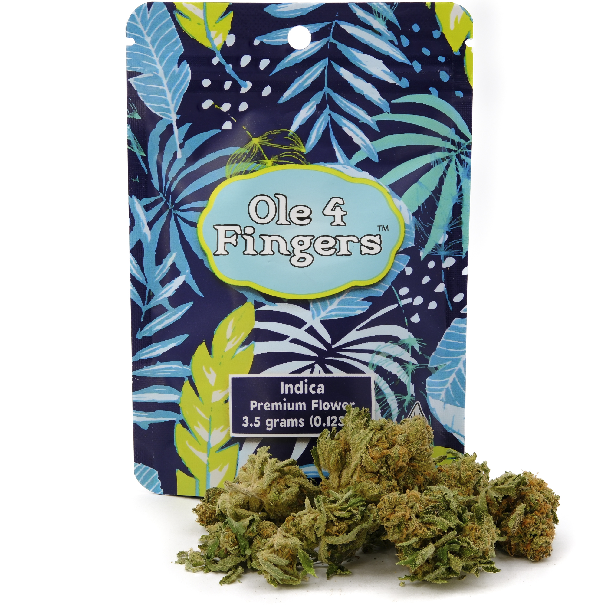 Photograph of product: Blueberry 3.5g Smalls Bag - Ole' 4 Fingers