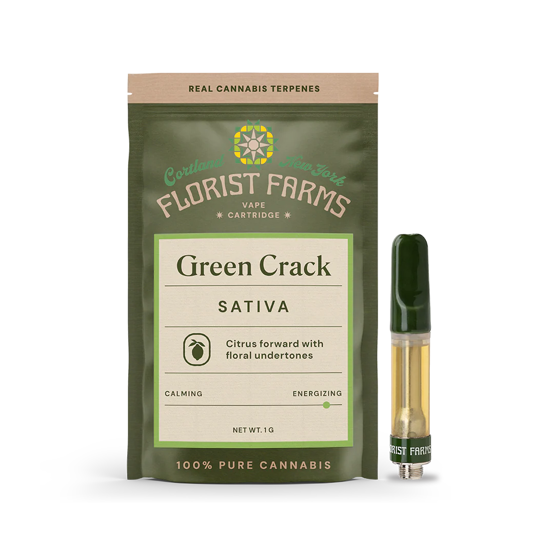 Photograph of product: Florist Farms - Green Crack (S) - 90% - Vape Cartridge