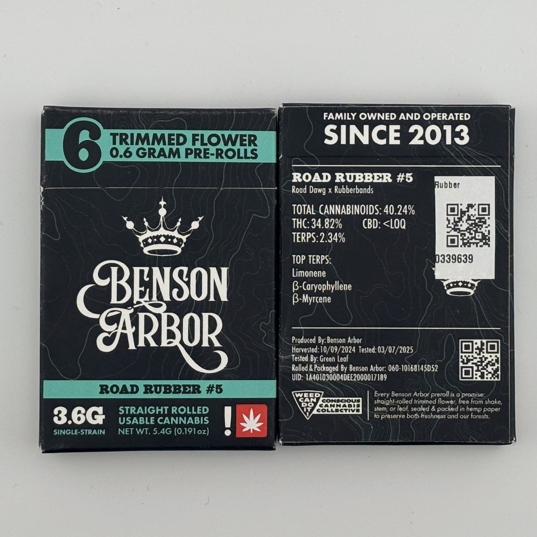 Photograph of product: Benson Arbor | 6pk PR | Road Rubber
