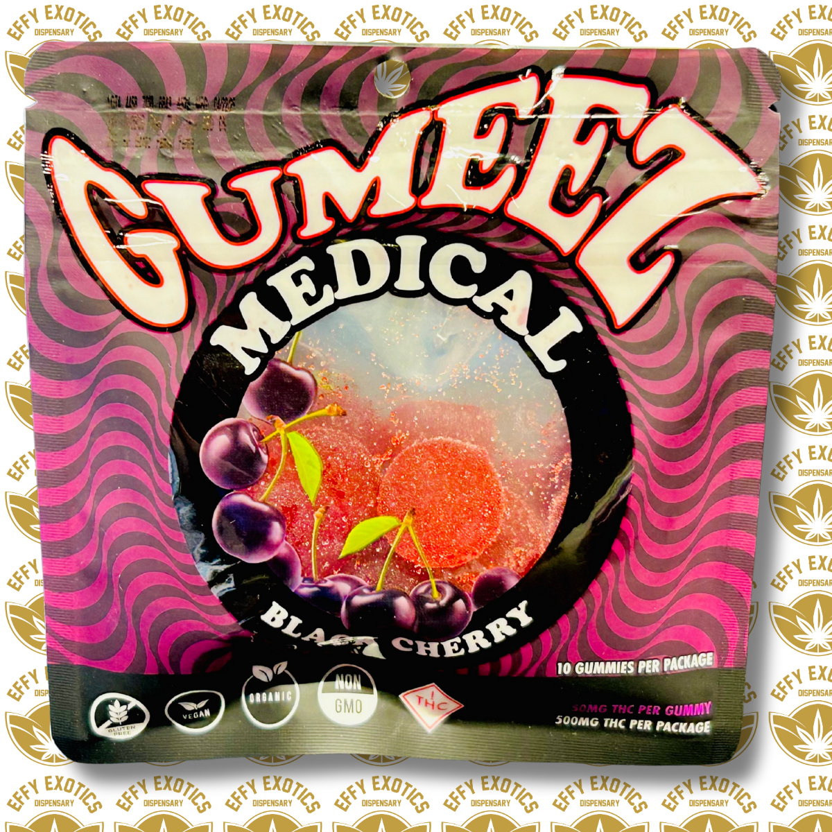 Photograph of product: GONZO GUMMEZ - BLACK CHERRY | MEDICAL |