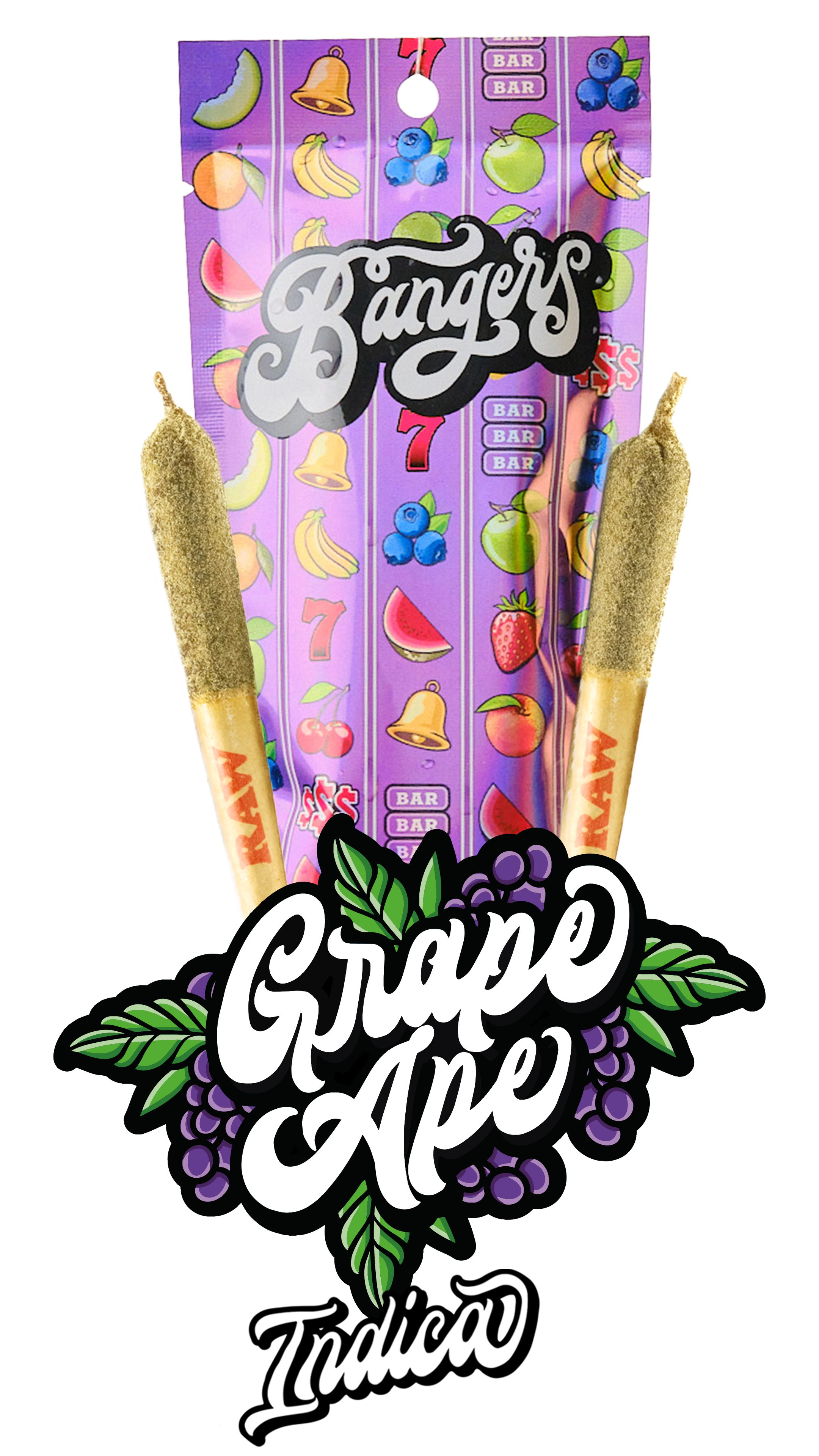 Photograph of product: Grape Ape Infused Pr 2 Pack 0.6g {294}