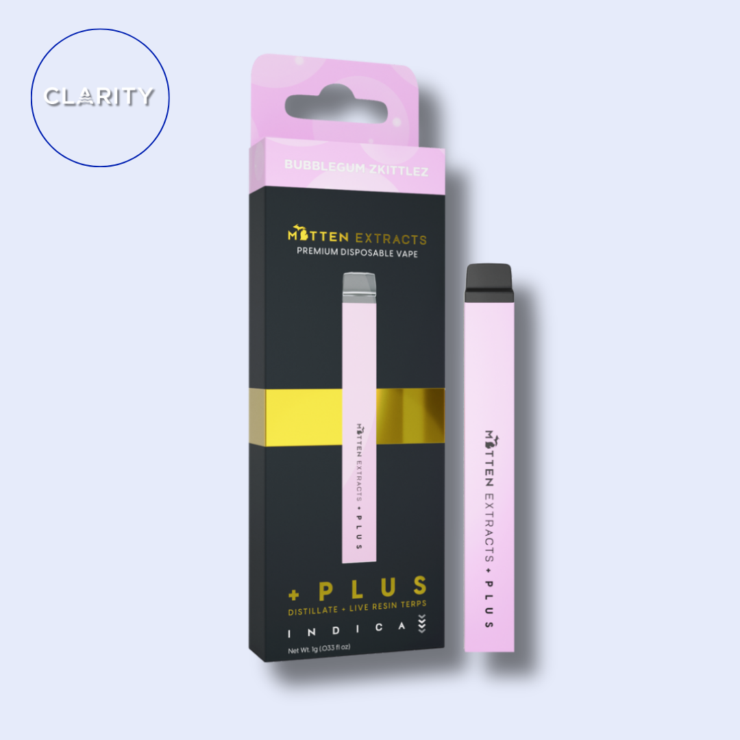 Photograph of product: Mitten Extracts Disposable | Bubblegum Zkittlez