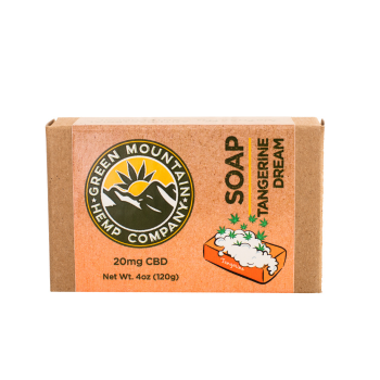 Photograph of product: Tangerine Dream CBD Soap