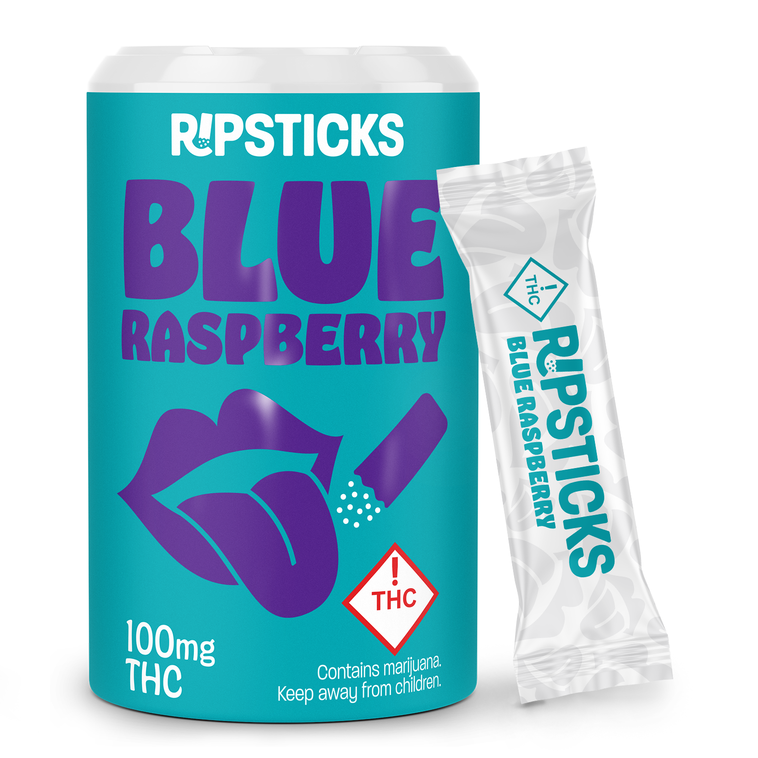 Photograph of product: Ripple - Ripsticks - Blue Razz (S)