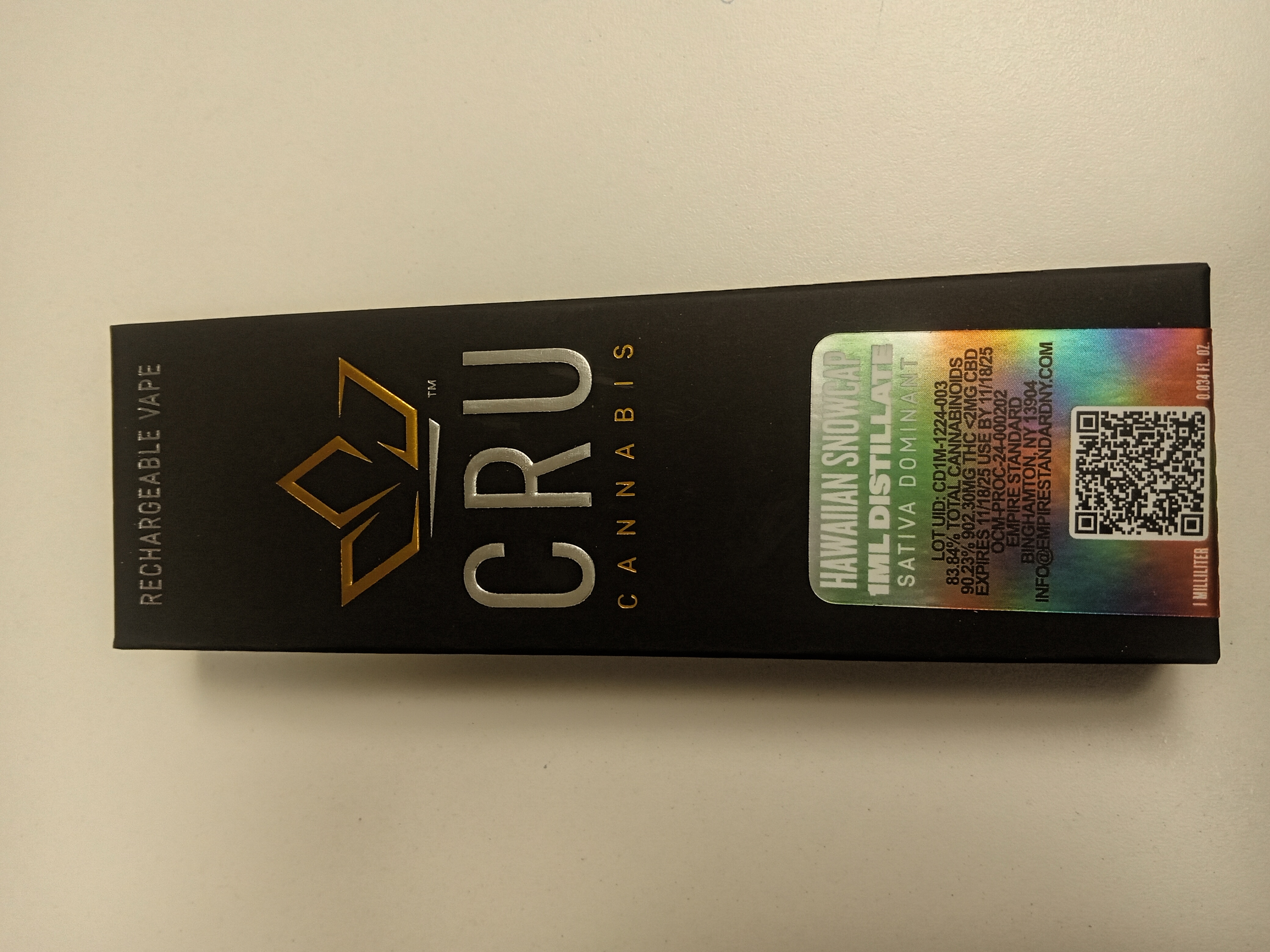 Photograph of Product: CRU - Hawaiian Snowcap AIO