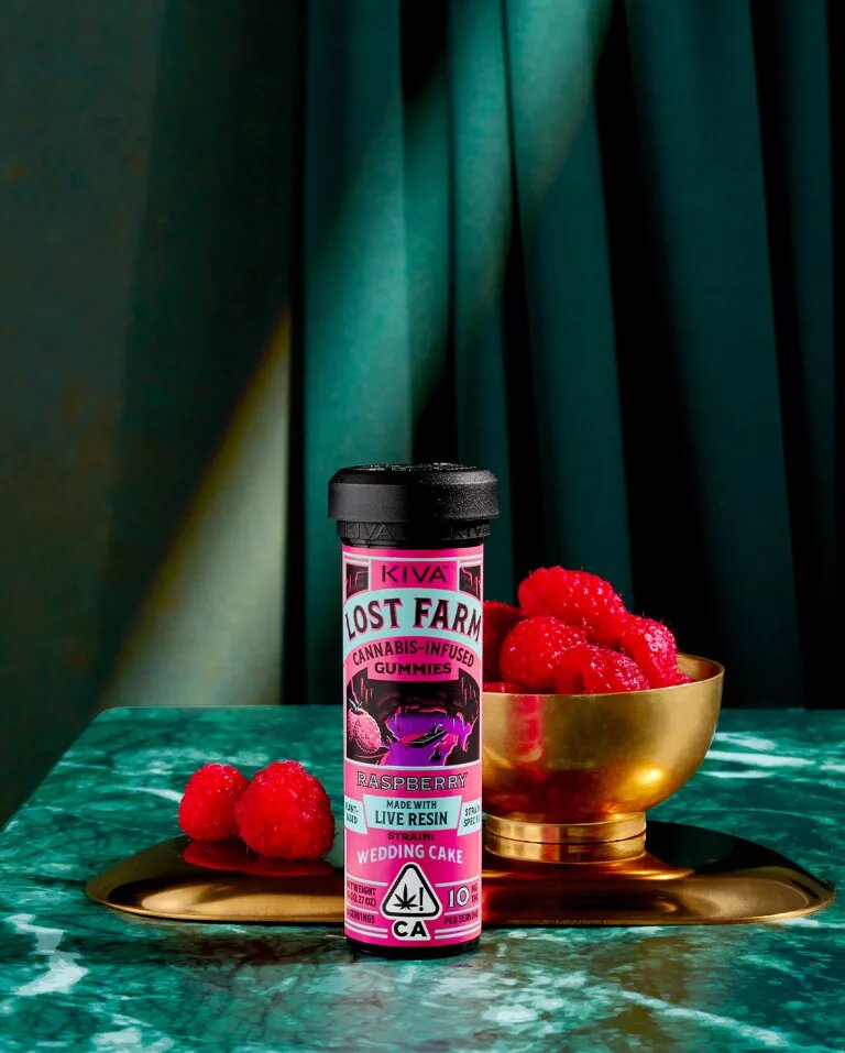 Photograph of product: RASPBERRY LIVE RESIN GUMMIES P6