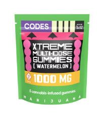 Photograph of product: Watermelon XTREME Gummies - 1000mg 5pcs - CODES