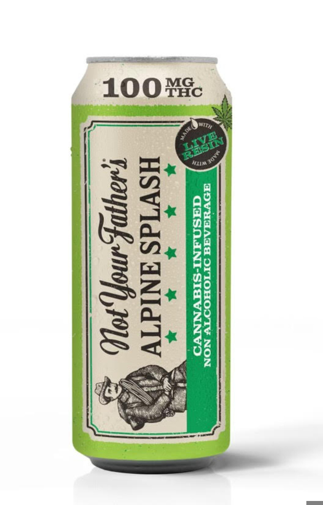 Photograph of product: Not Your Father's | Alpine Splash | 100mg TH-oui/100mg Caffeine Infused Sparkling Beverage