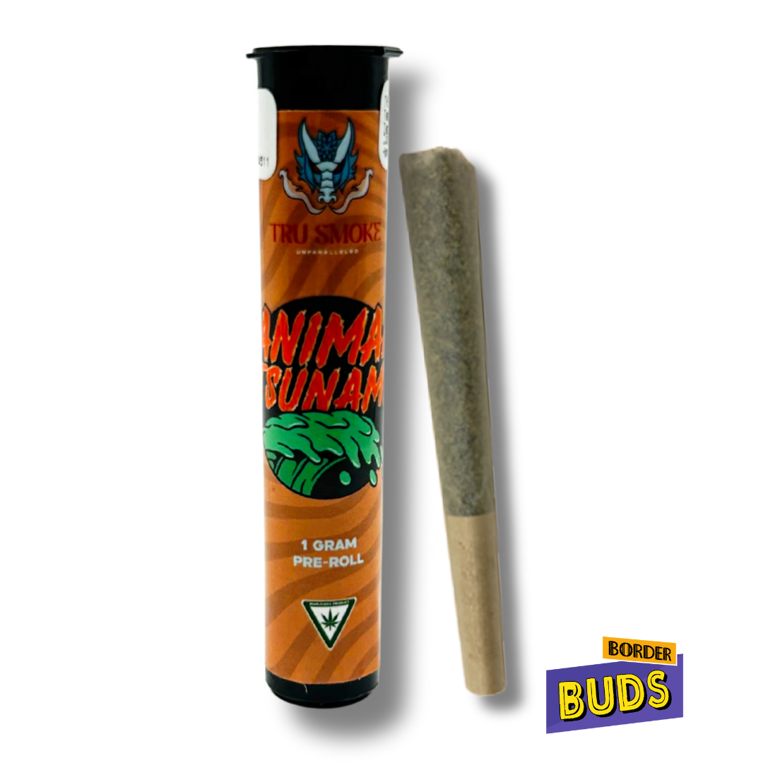 Photograph of product: Animal Tsunami | Tru Smoke | 1g | Pre-Roll