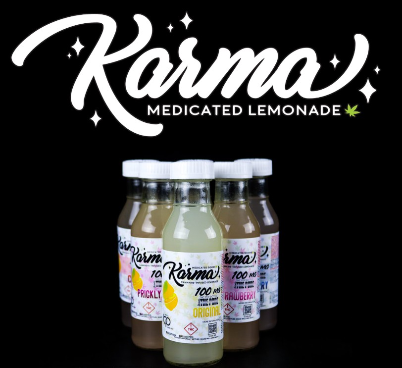 Photograph of product: Karma - Cherry - 100mg  Lemonade