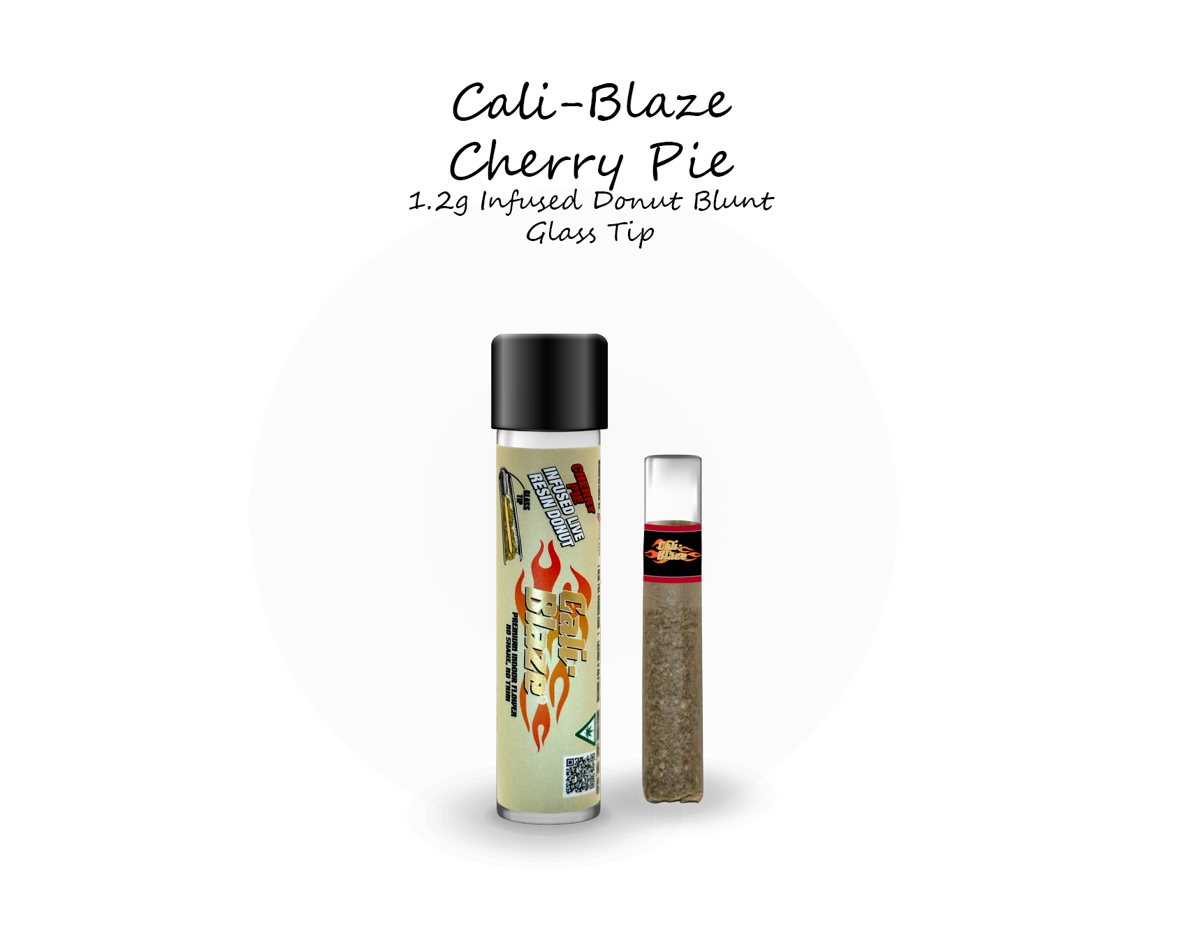 Photograph of product: Cali-Blaze | Cherry Pie | 1.2g Donut