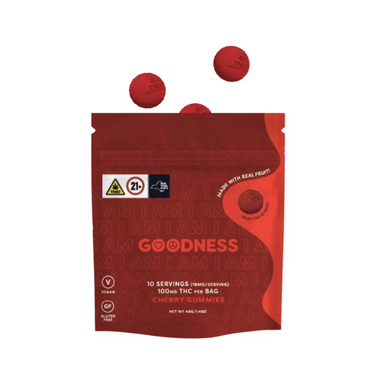Photograph of product: I AM GOODNESS- Cherry Gummies 10pk