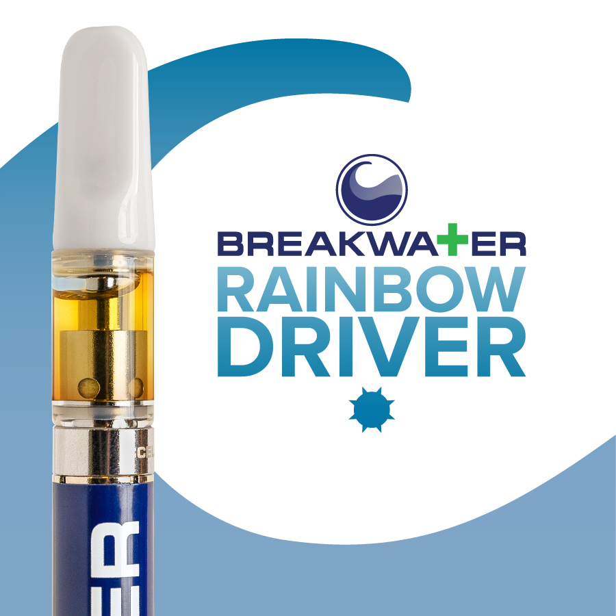 Photograph of product: Breakwater  |  Rainbow Driver  | Vape Carts