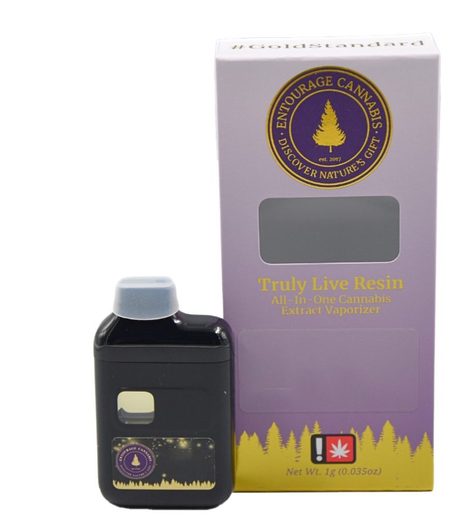 Photograph of product: Lemon Cherry Pie Live Resin - Disposable - Entourage