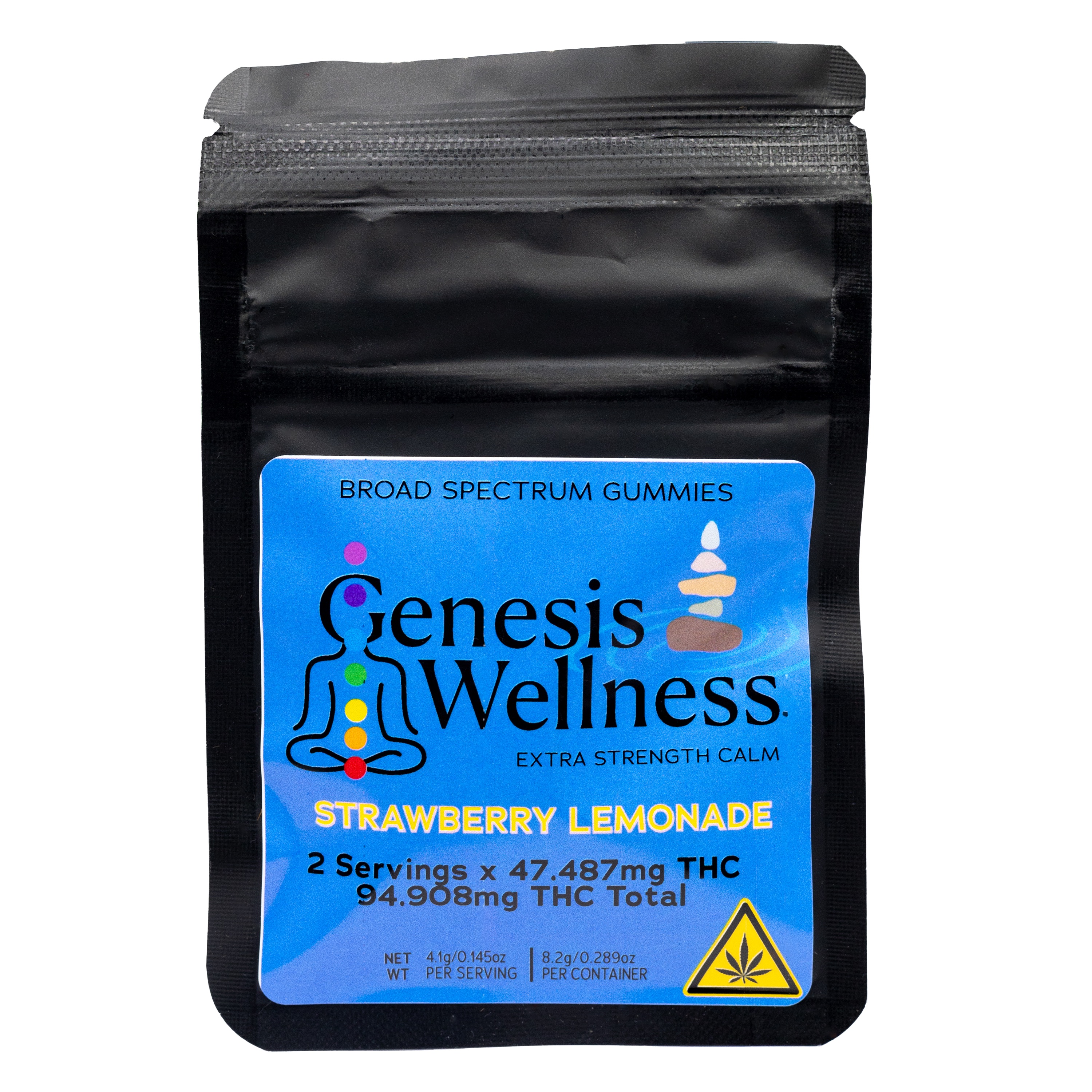 Photograph of product: LUV Edible Calm Gummies Strawberry Lemonade 2pk